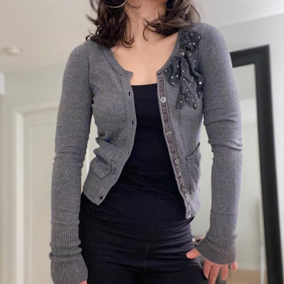 Abercrombie & Fitch Dark Grey Sweater - Picture 7 of 8